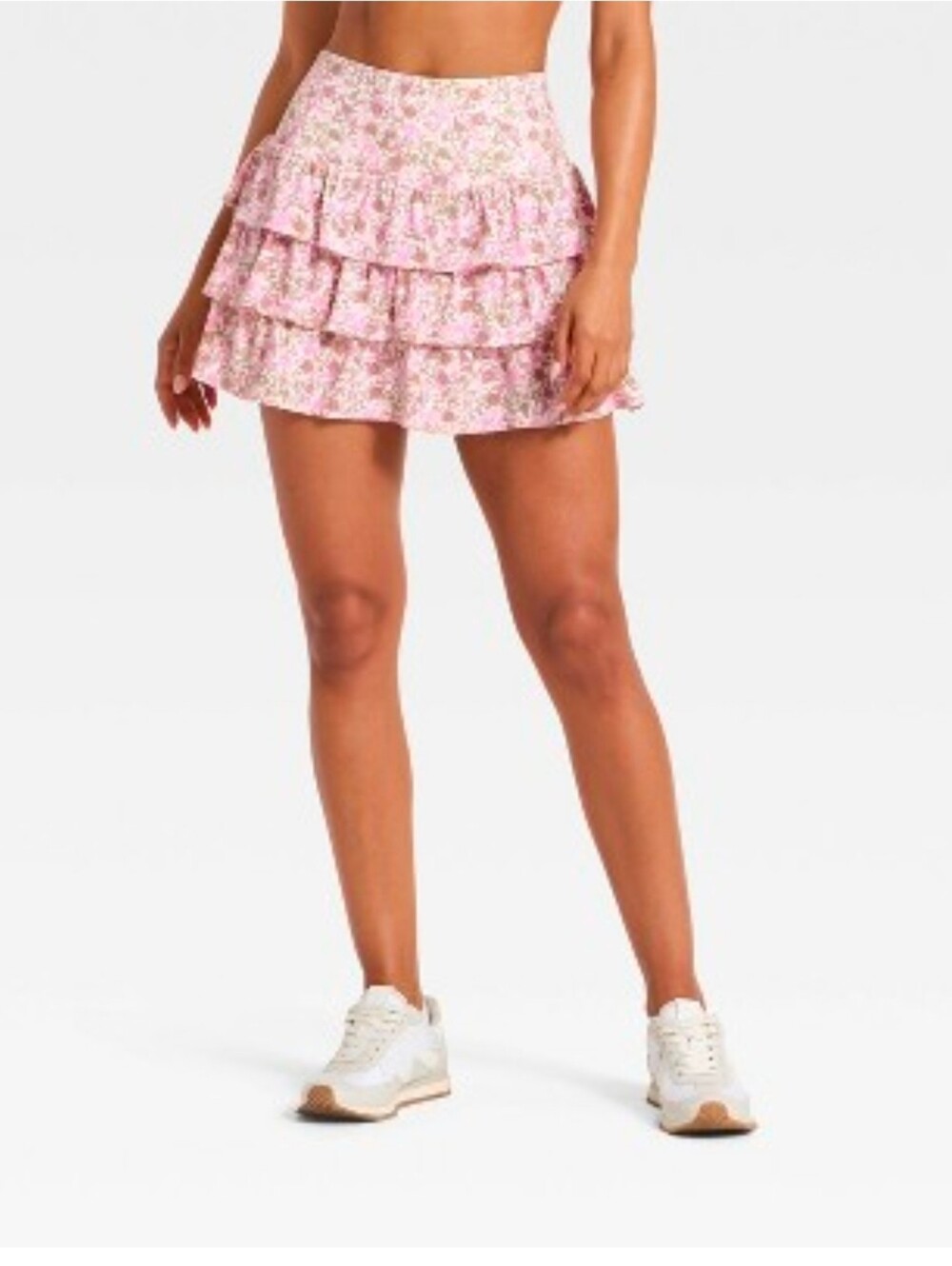 JoyLab Women's Layered Ruffeled Skort